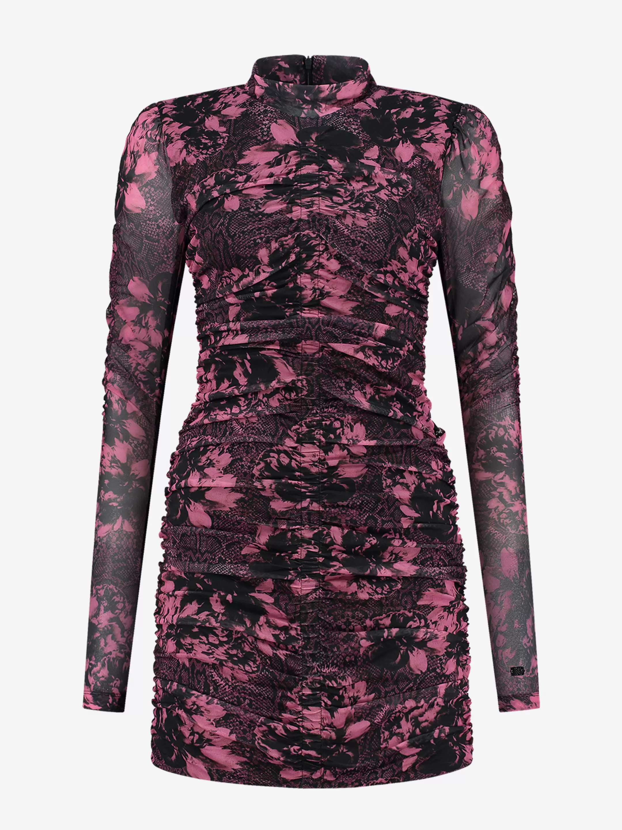 New Aangesloten jurk met all-over print Jurken