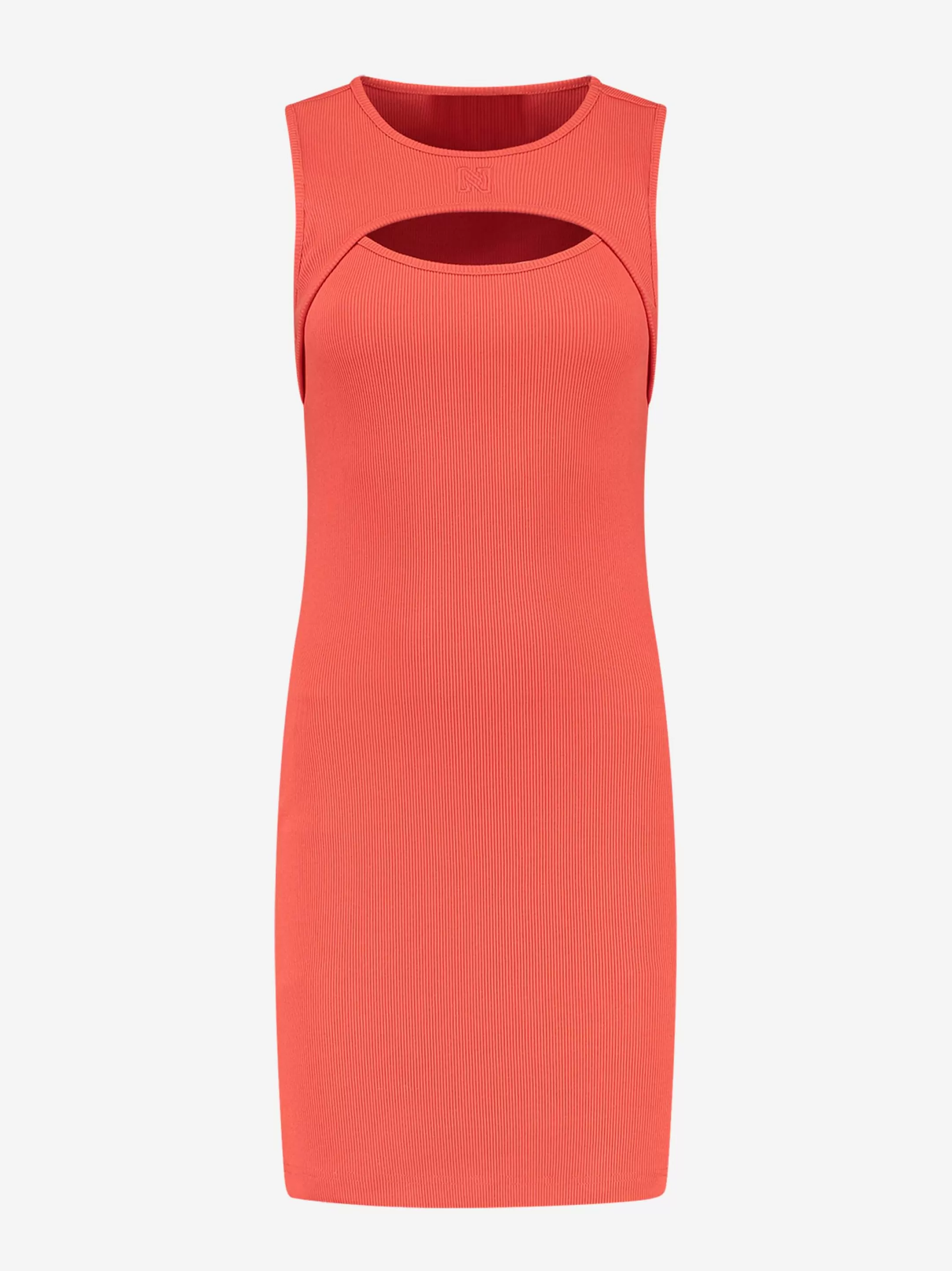 New Aangesloten jurk met cut-out Jurken