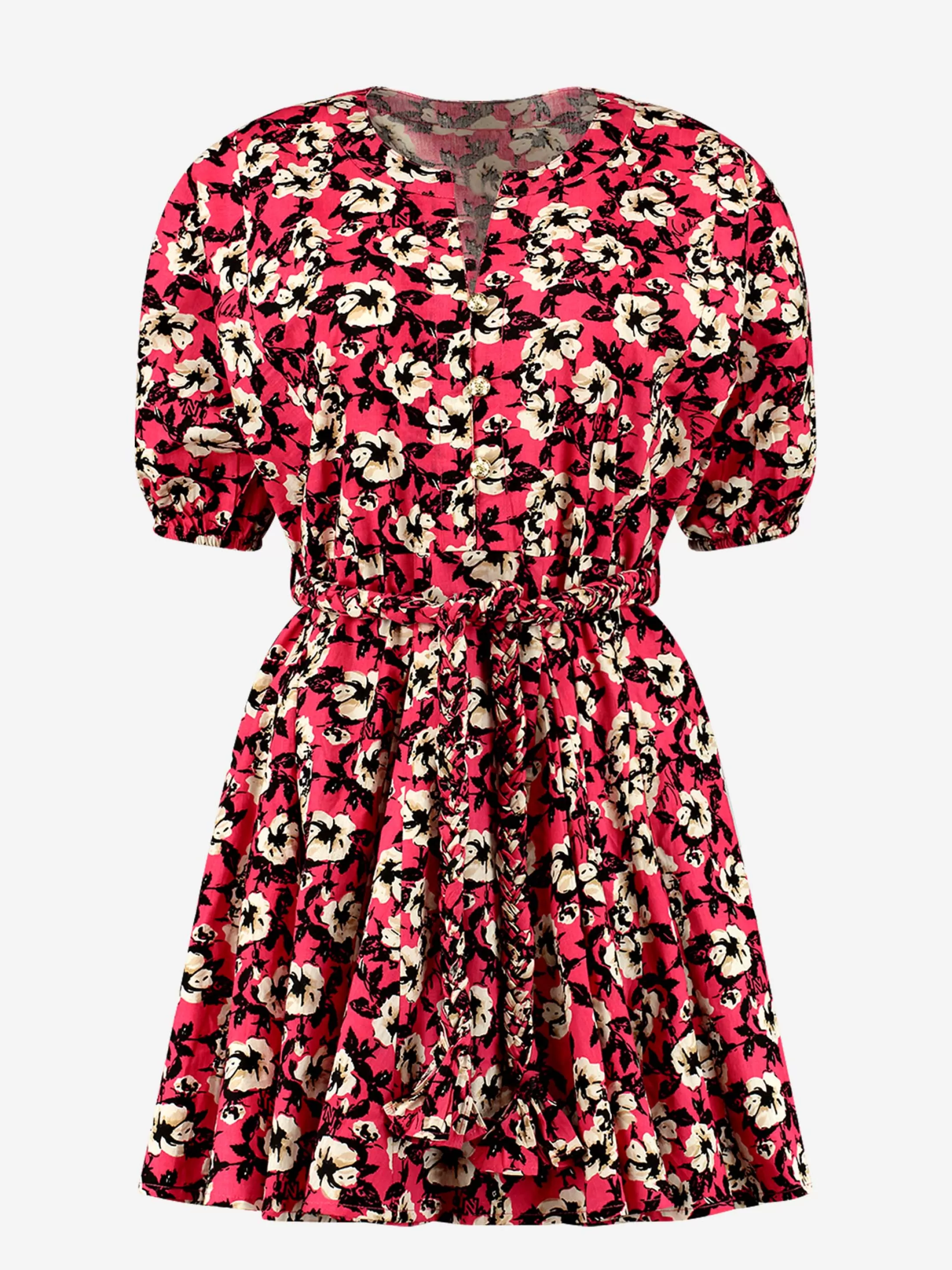 Discount BLOEMEN PRINT JURK MET GEVLOCHTEN CEINTUUR Jurken | Selected by Kate Moss