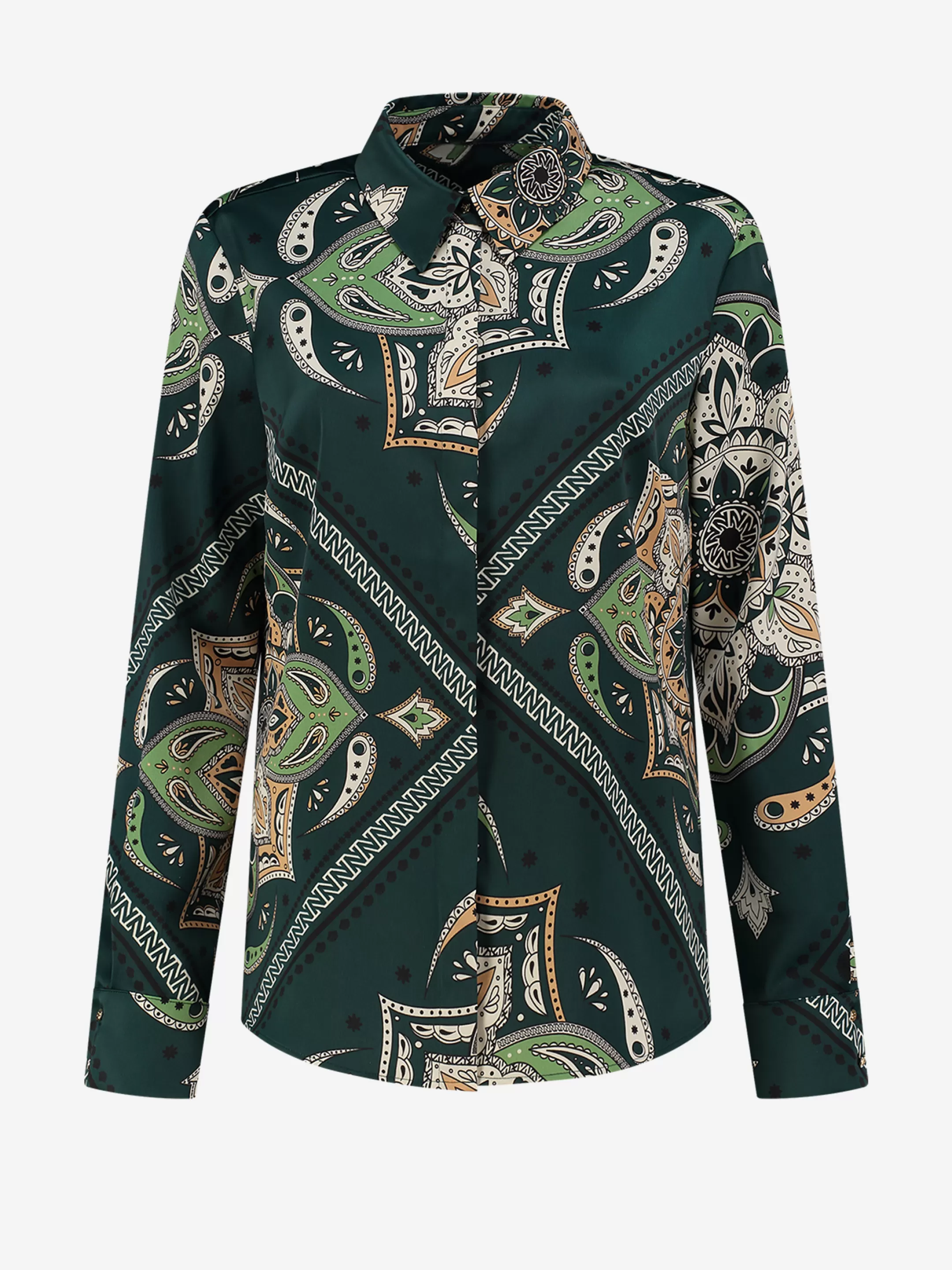 Sale BOUSE MET PRINT Blouses