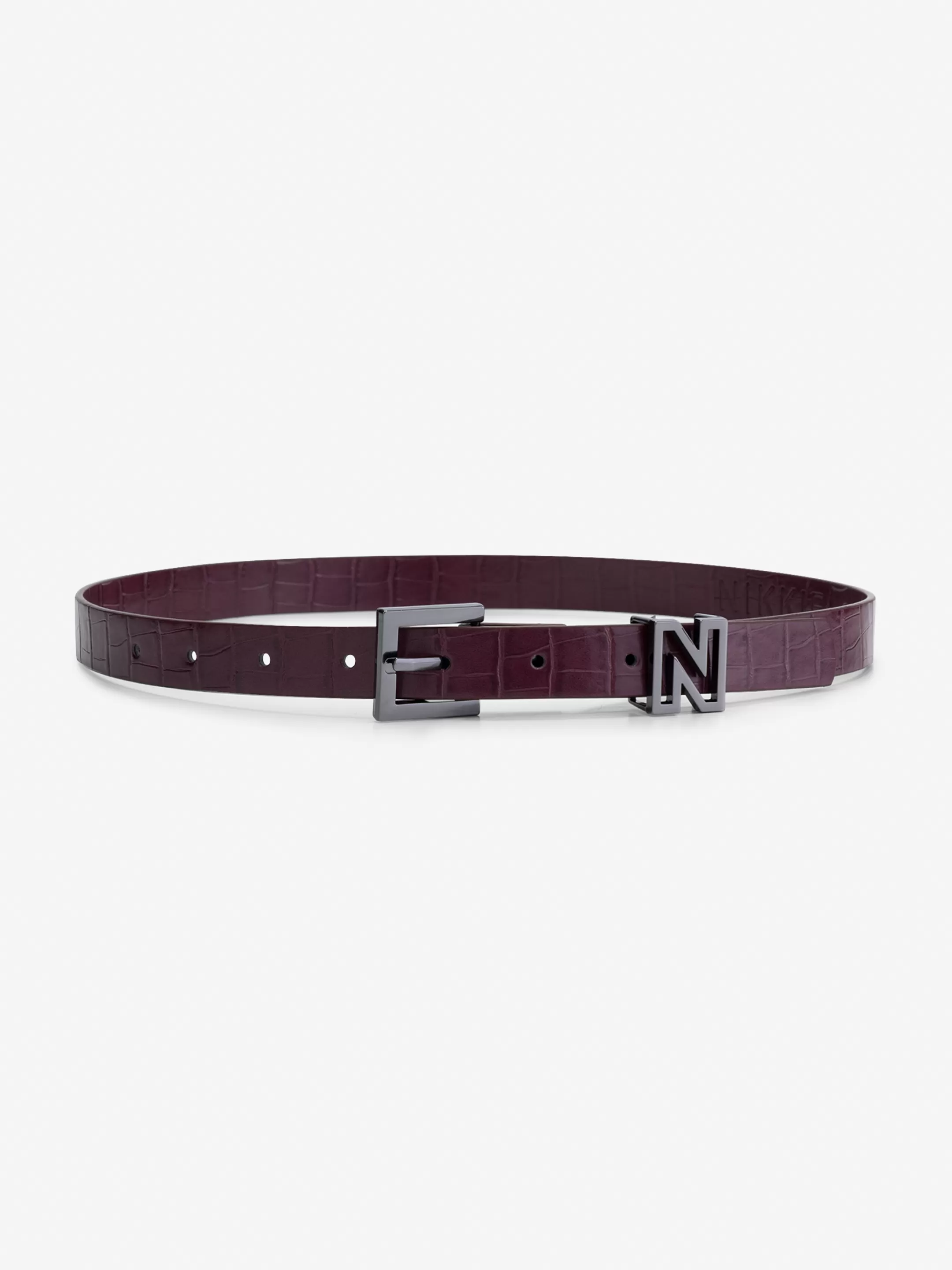 Best CROCO TAILLE RIEM MET N SLIDE Riemen