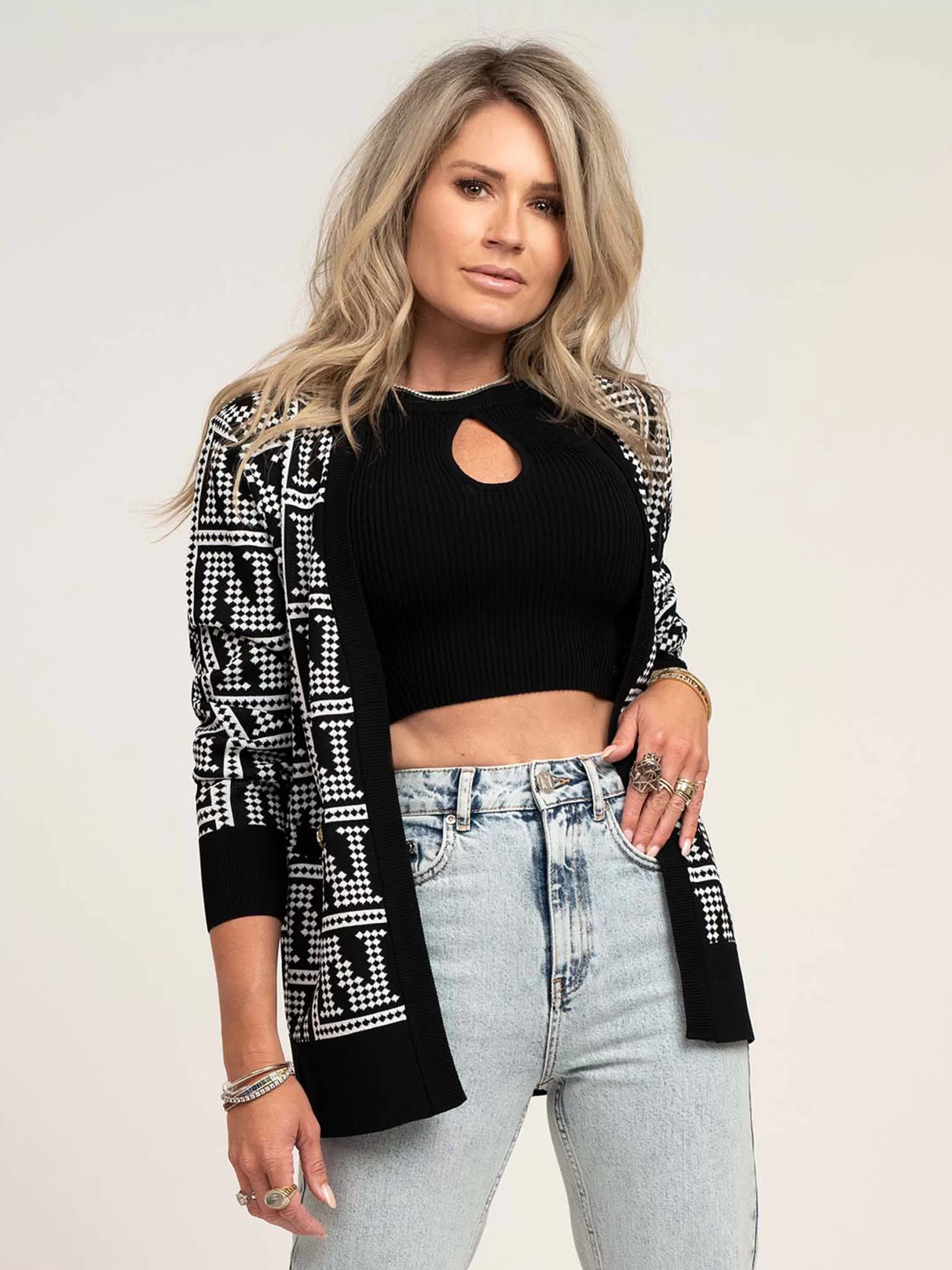 Cheap Crop top met cut out Tops