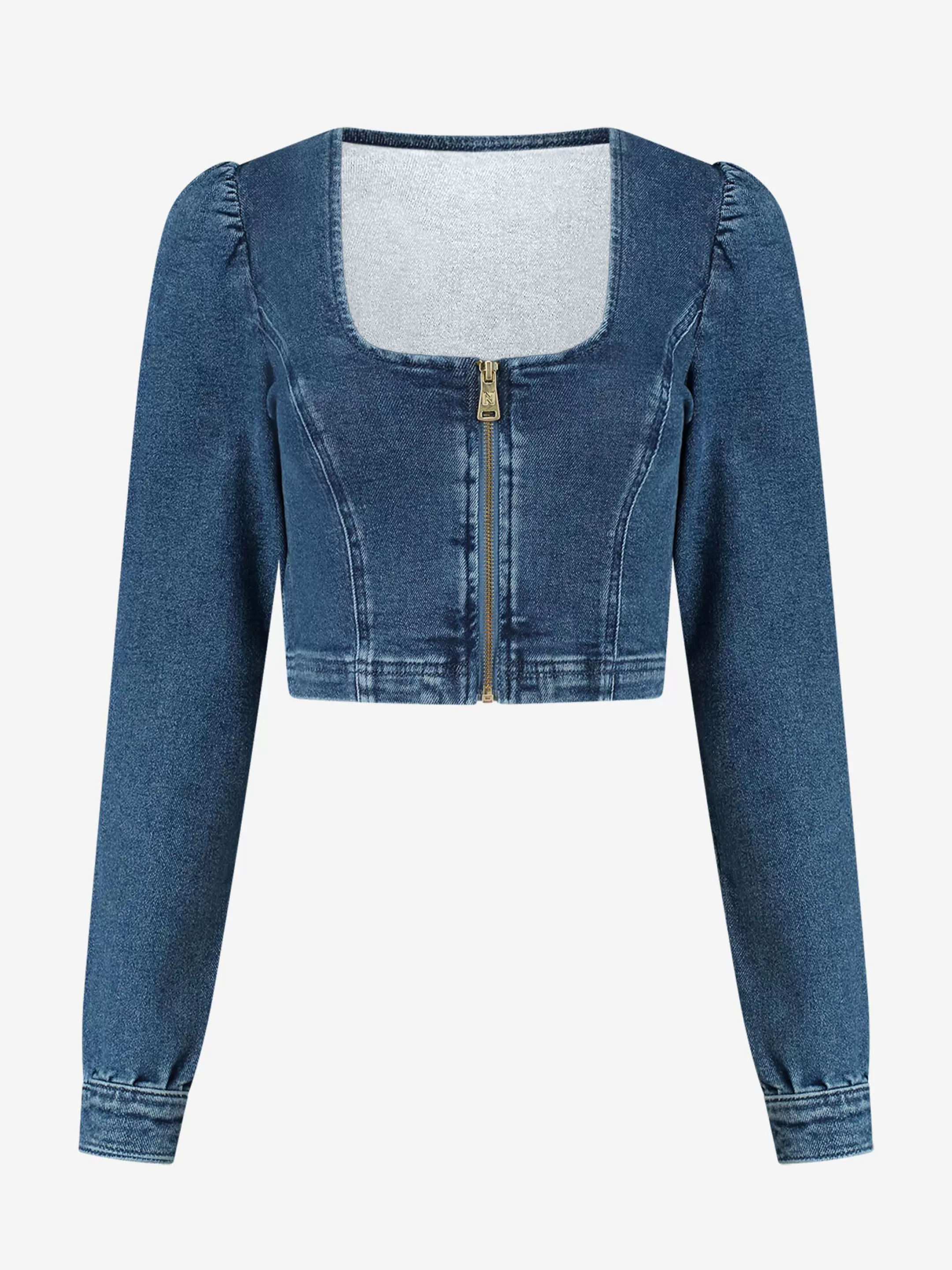 Fashion Cropped Denim top Tops