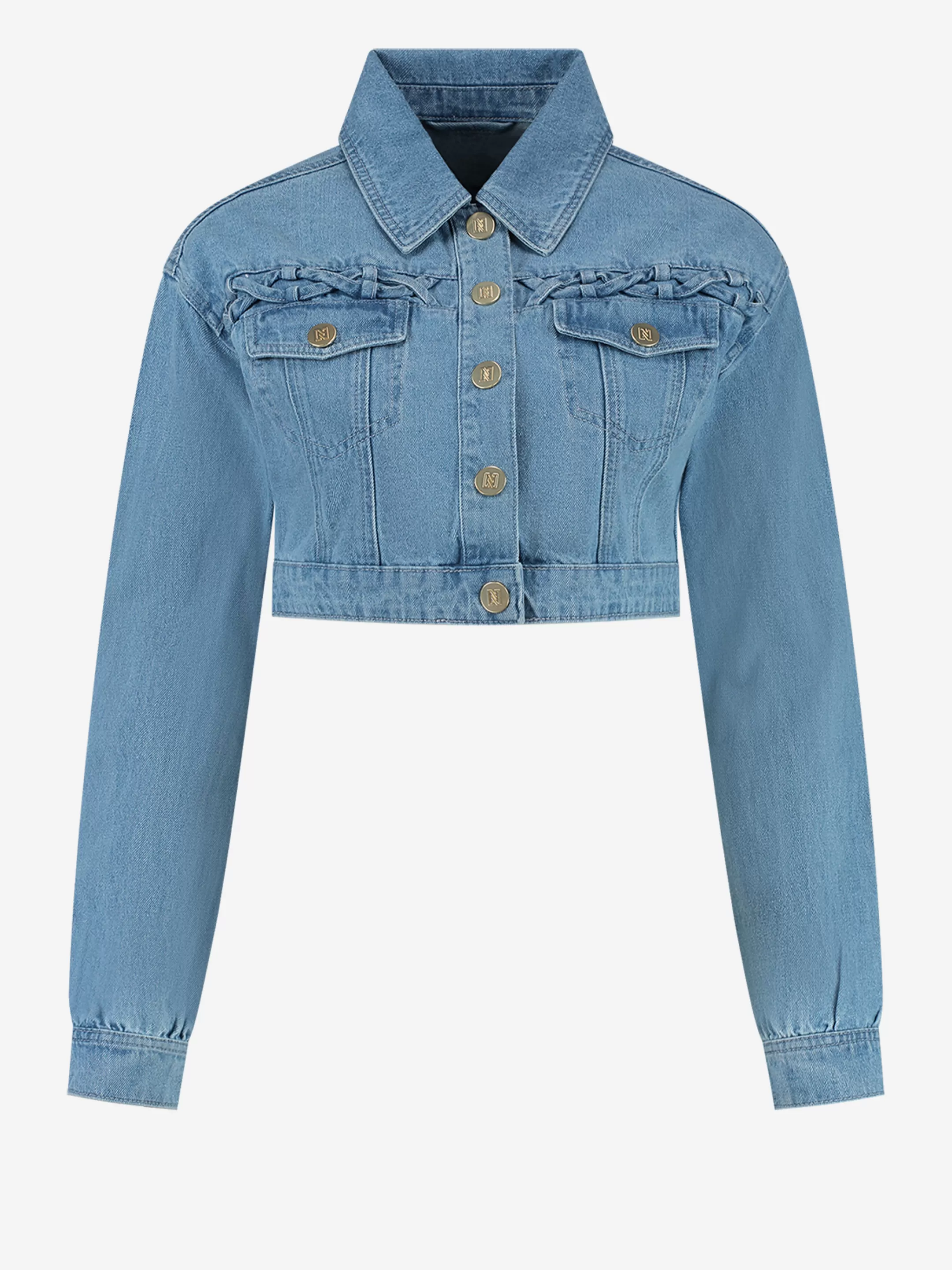 Shop DENIM JACKET MET DETAIL AAN DE ZIJKANT Jassen & Blazers | Selected by Kate Moss