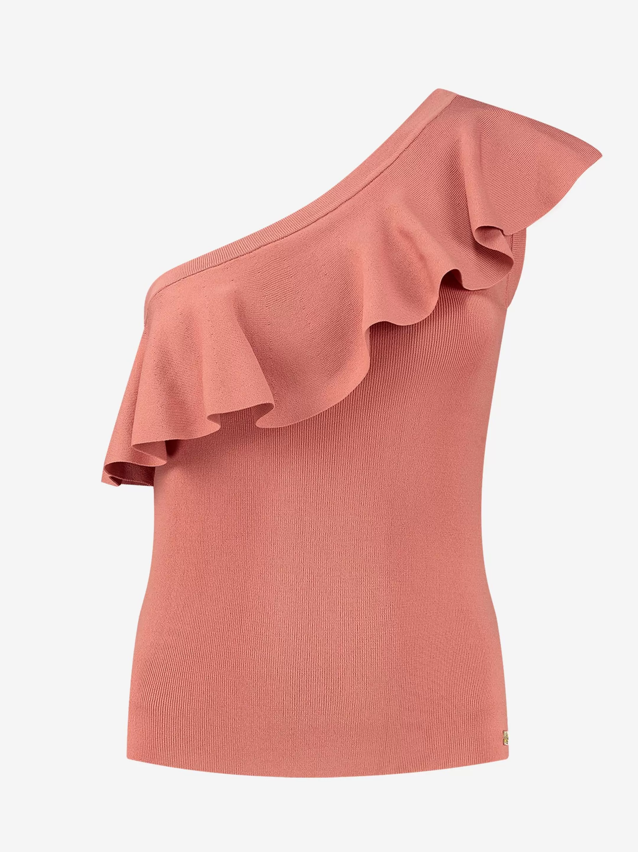 Flash Sale FITTED ONE-SCHOULDER TOP MET RUCHES Tops | Selected by Kate Moss