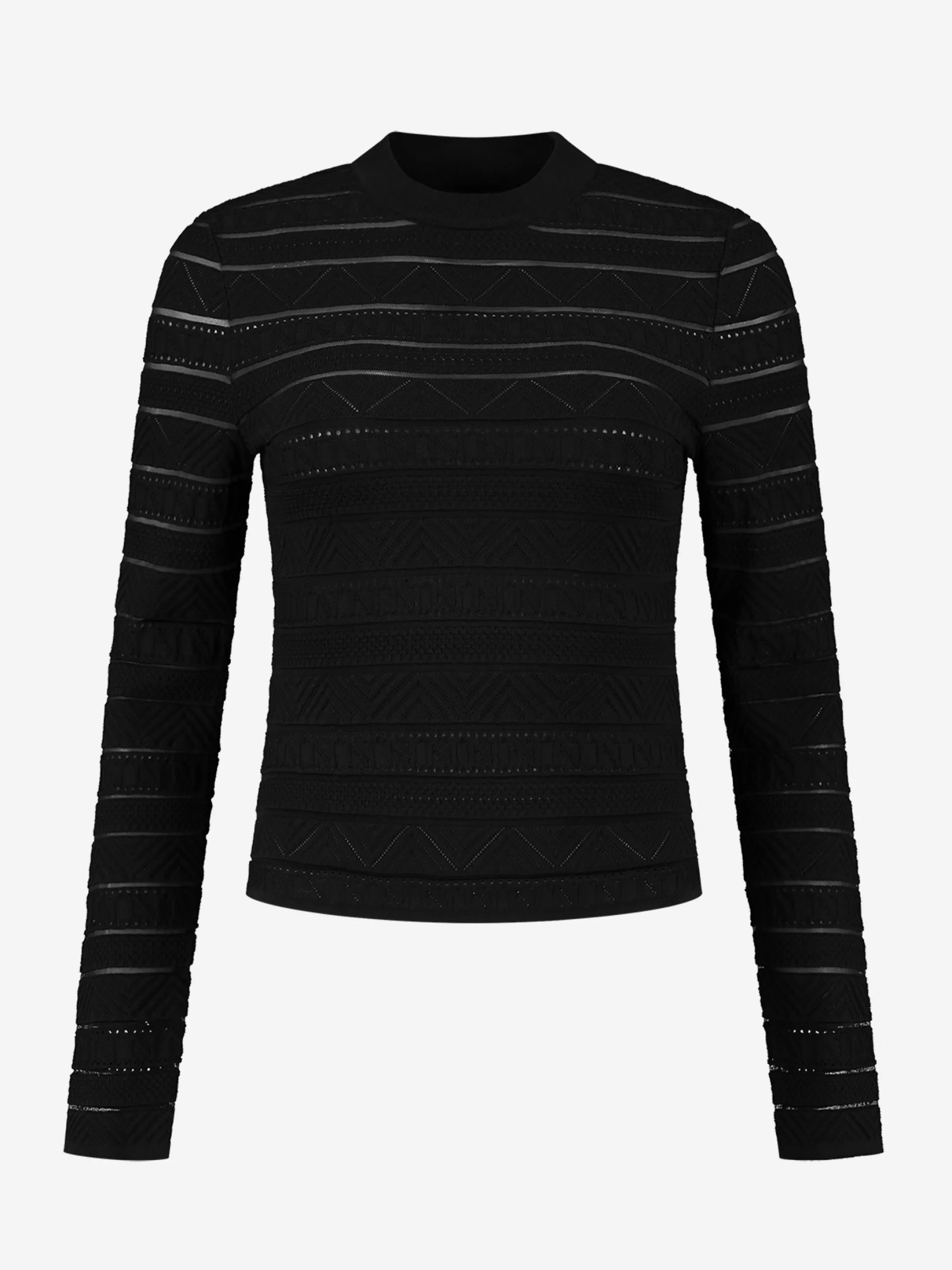 Sale FITTED SEMI-TRANSPARANTE TOP Tops | Selected by Kate Moss