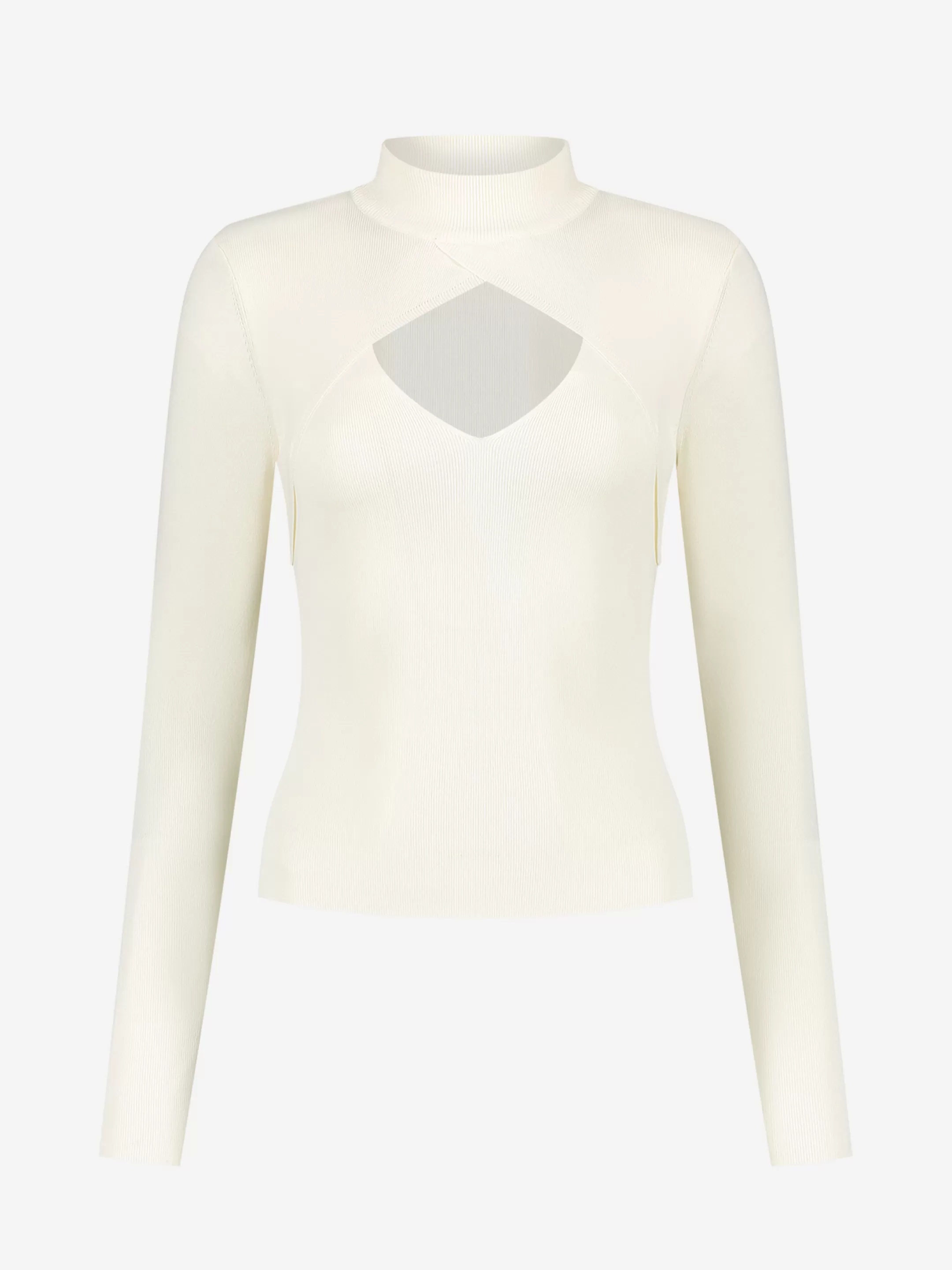 Flash Sale Fitted top met cut-out     Tops