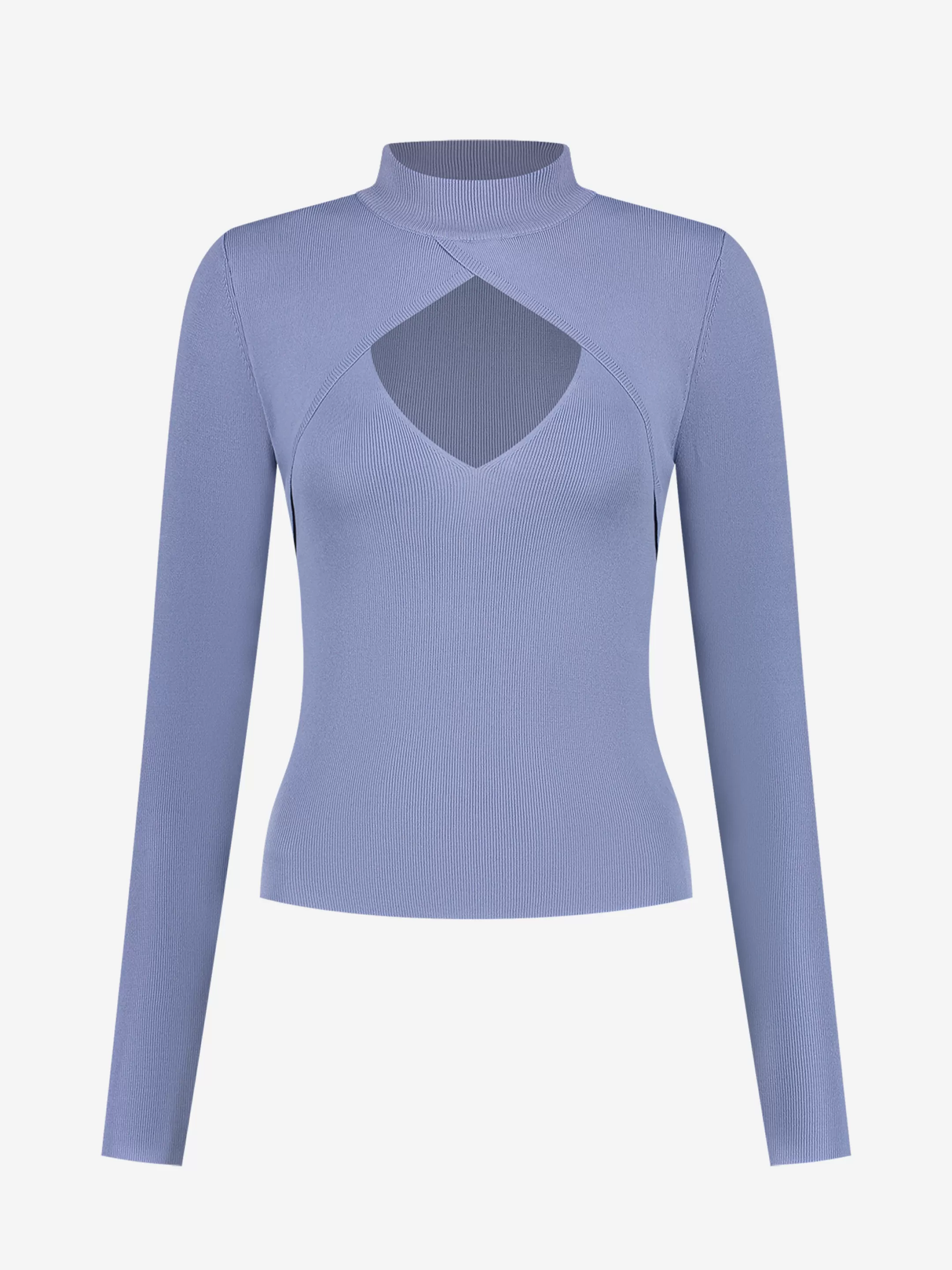 Flash Sale Fitted top met cut-out     Tops