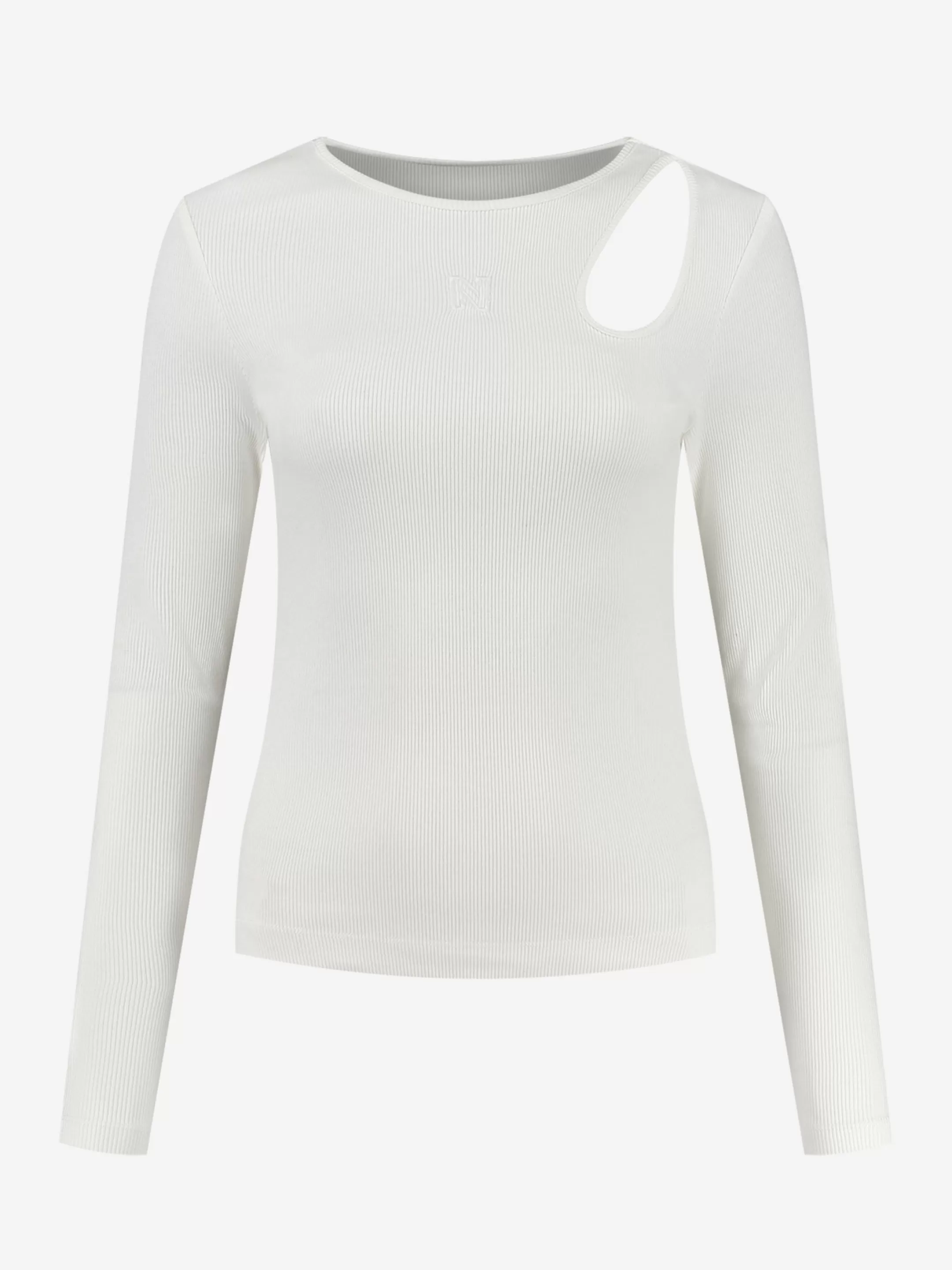 Outlet Fitted top met cut-out    Tops