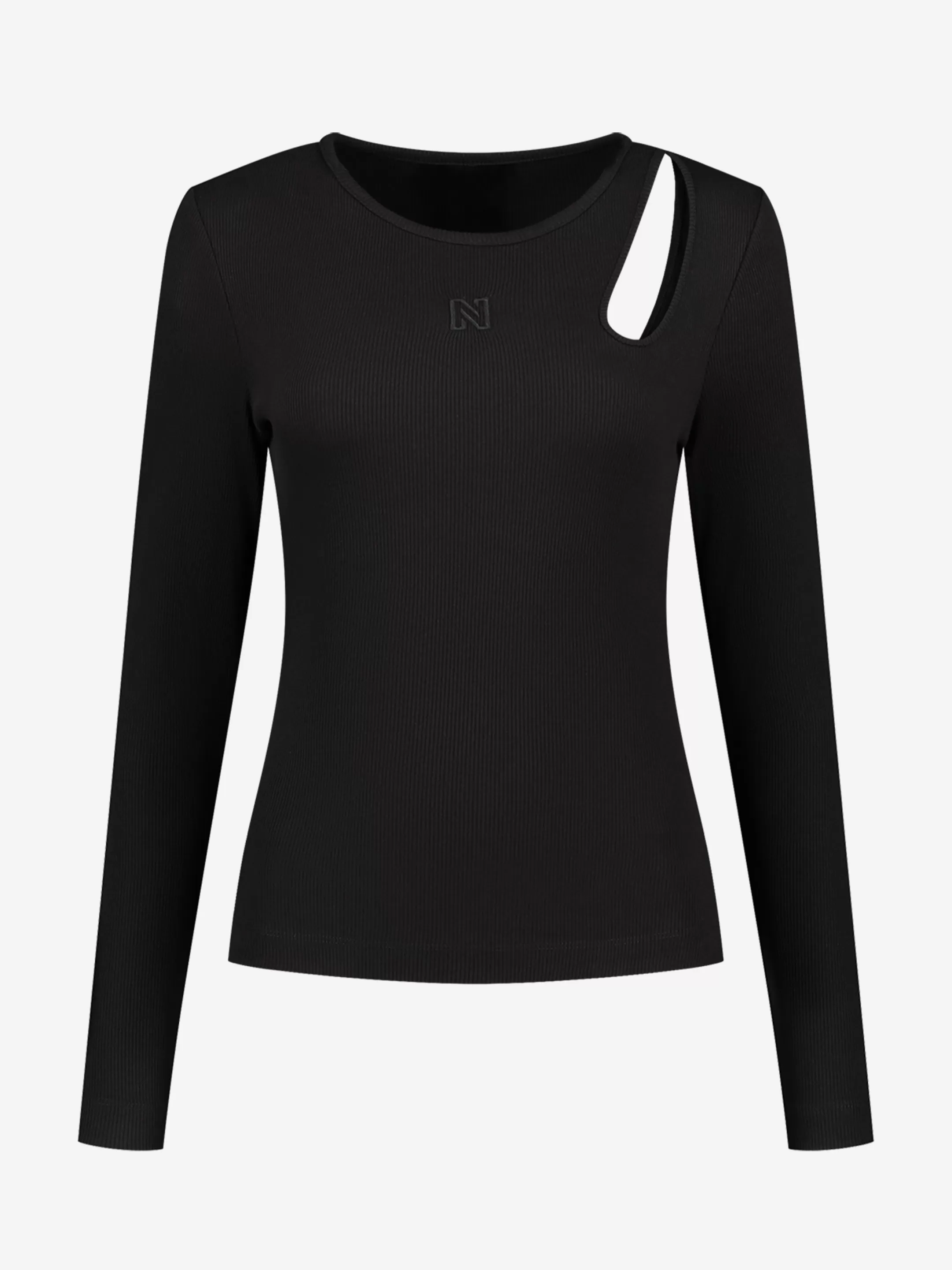 Clearance Fitted top met cut-out    Tops