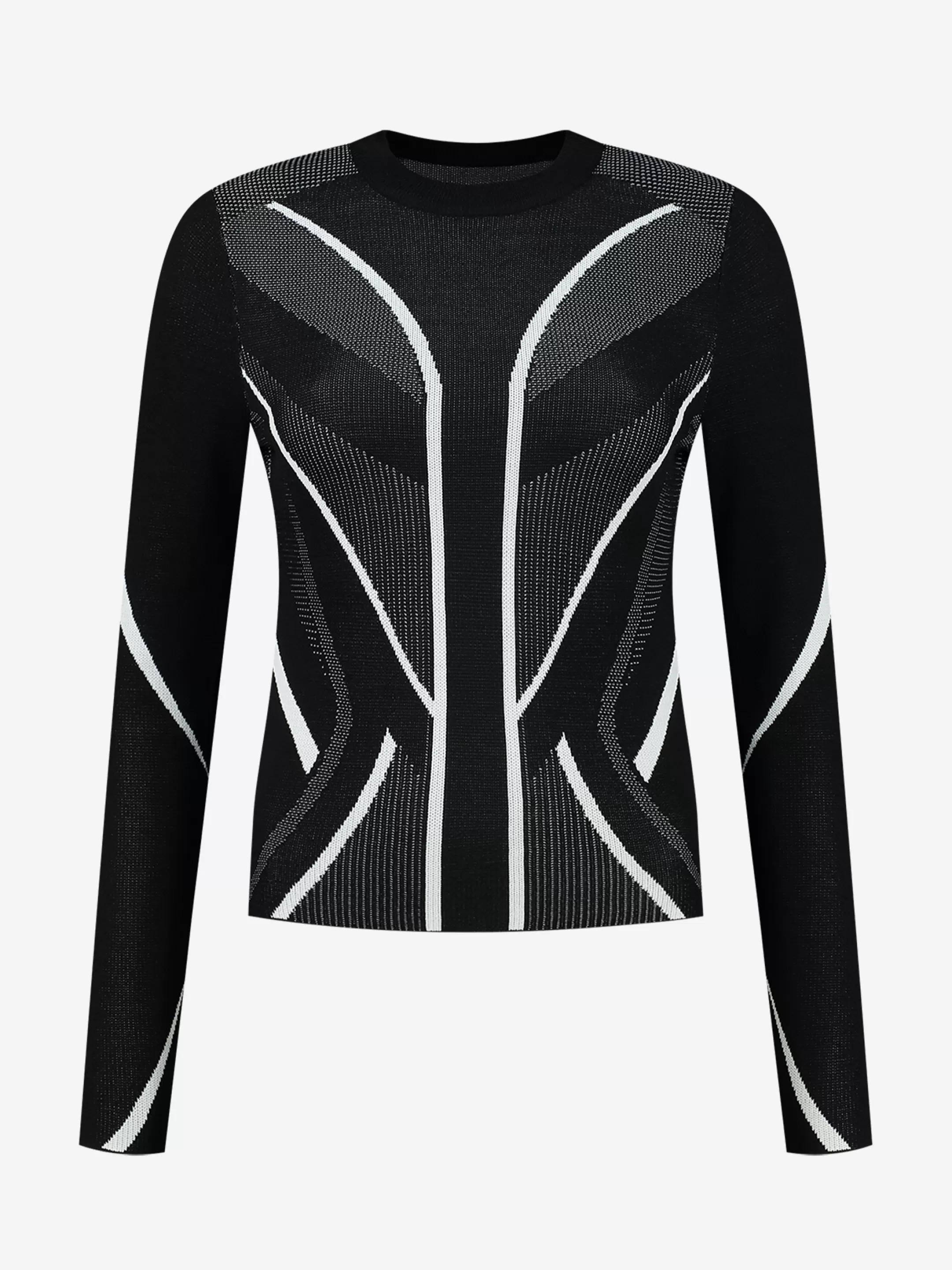 Sale FITTED TOP MET LIJNEN Tops | Selected by Kate Moss