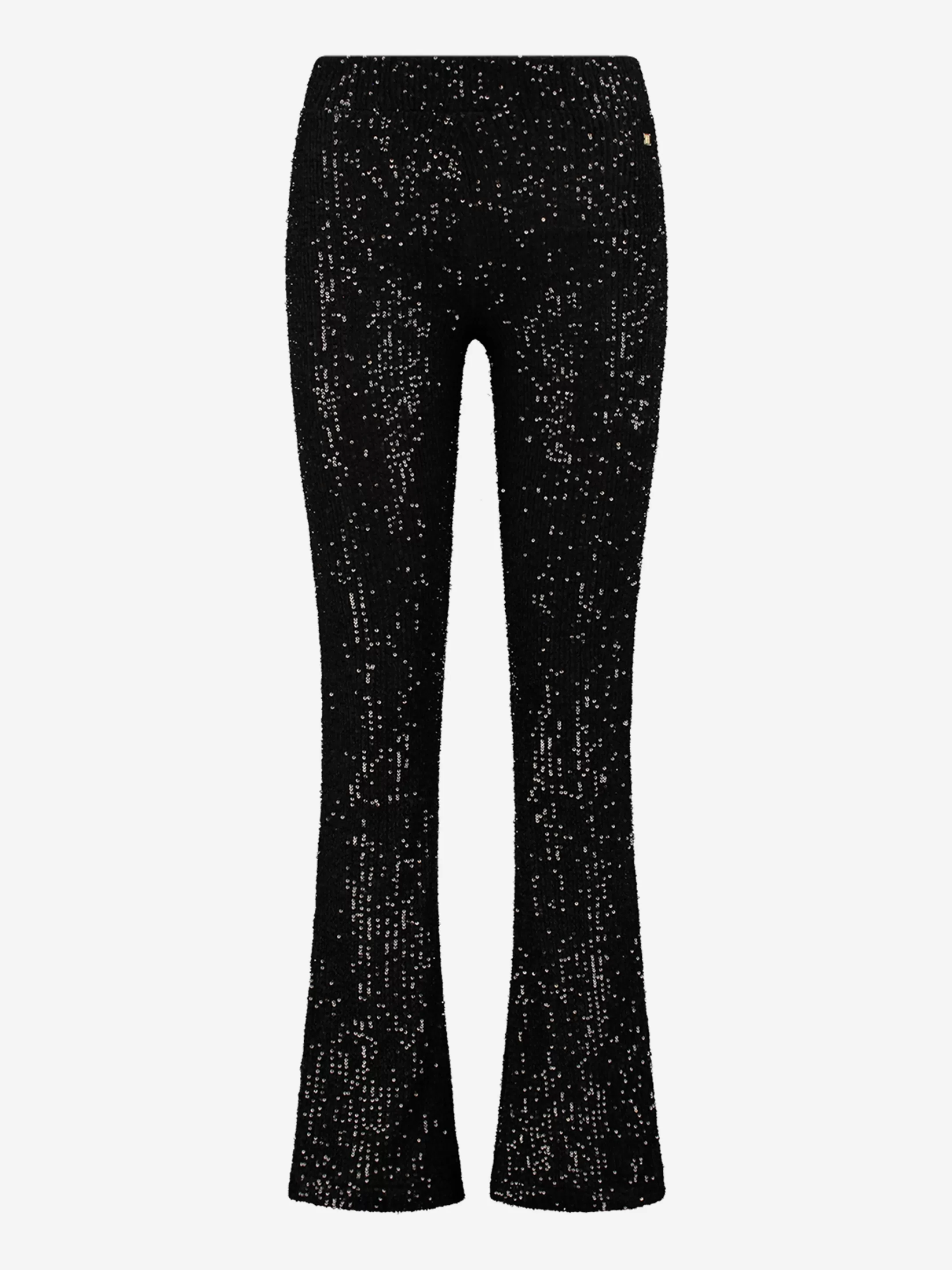 Discount GLITTER FLARED BROEK MET HOGE TAILLE Party Collection | Broeken