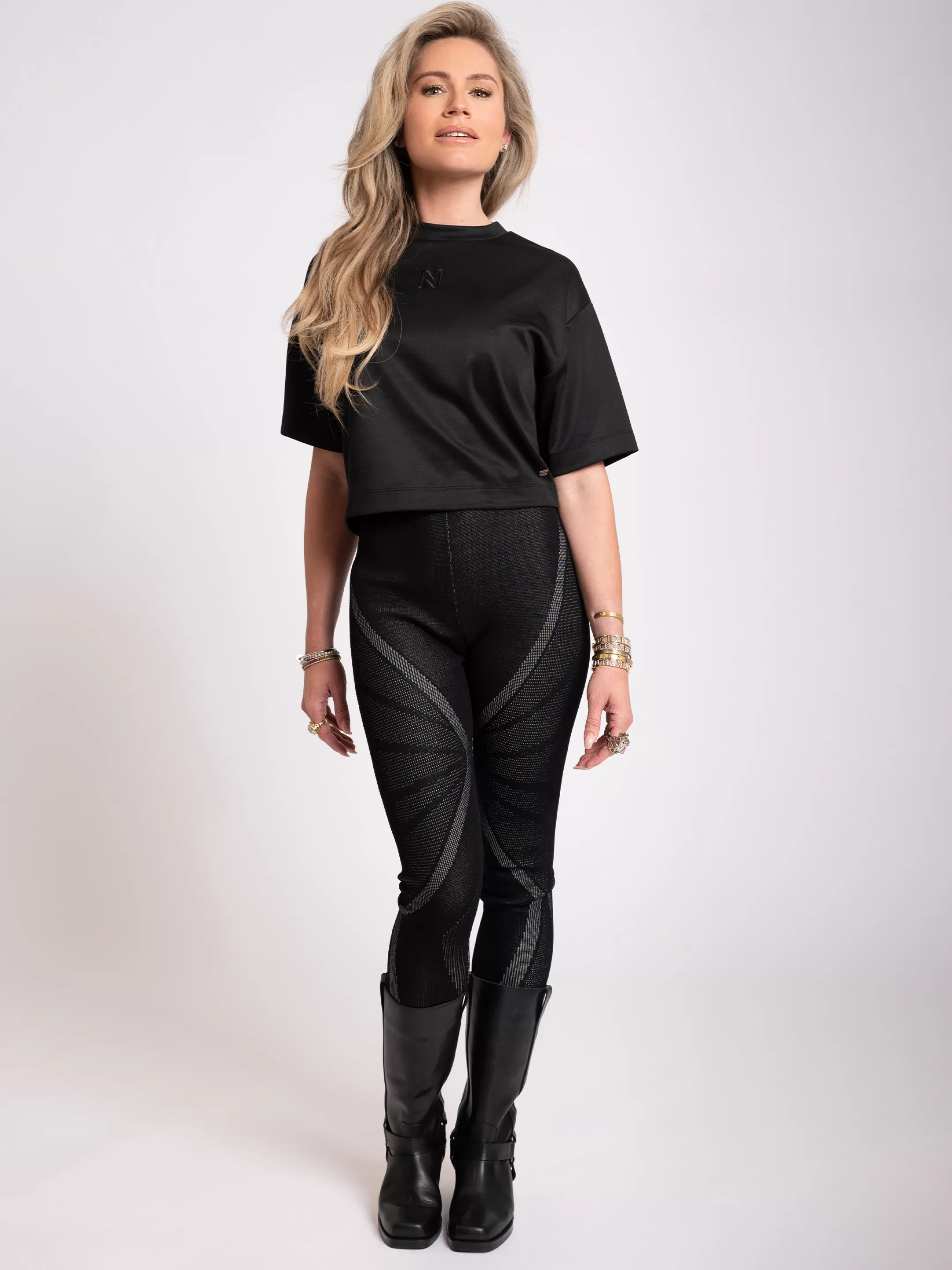 Fashion HIGH RISE LEGGING MET LIJNEN Broeken | Selected by Kate Moss