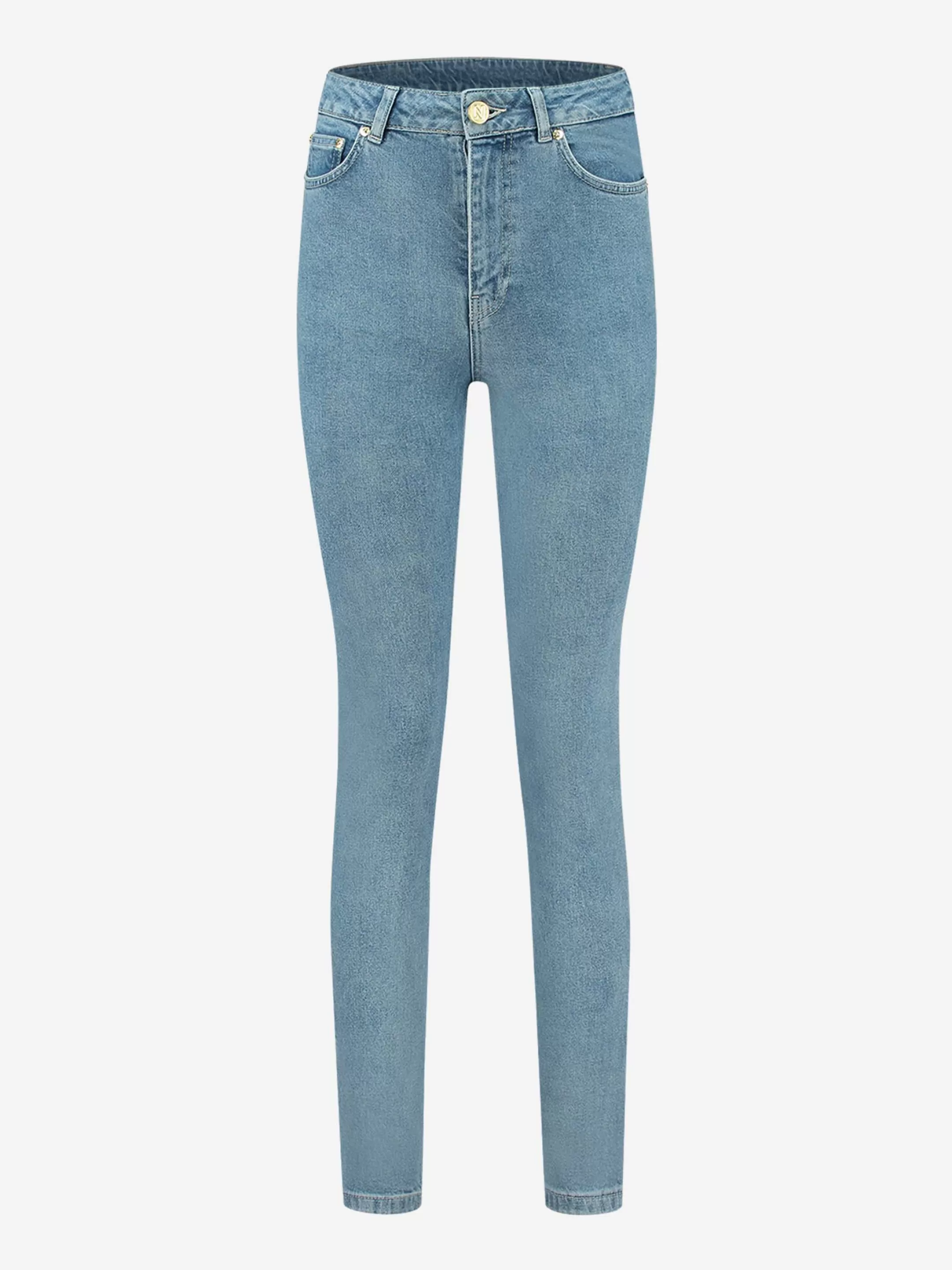 New HIGH RISE SKINNY DENIM JEANS    Broeken