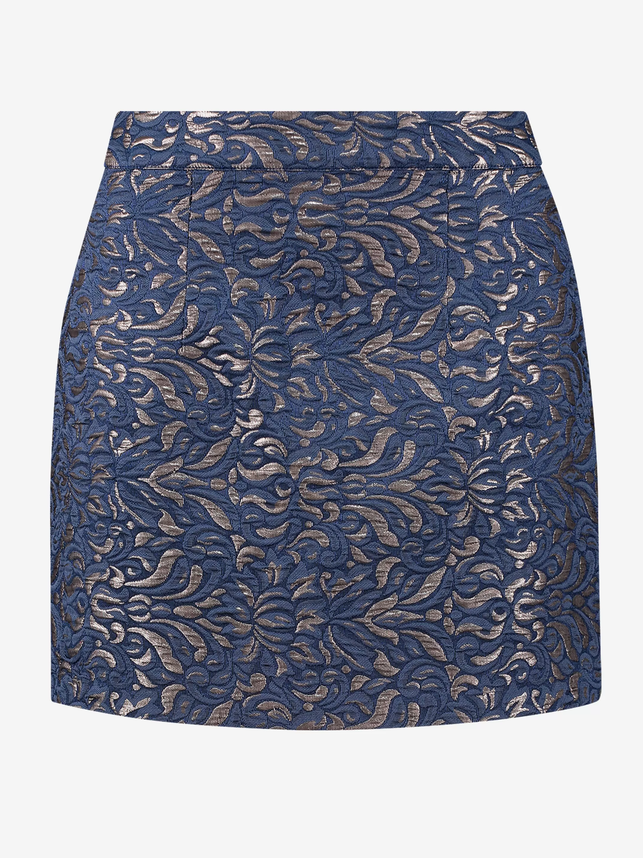 New JACQUARD GEWEVEN FITTED ROK   Rokken