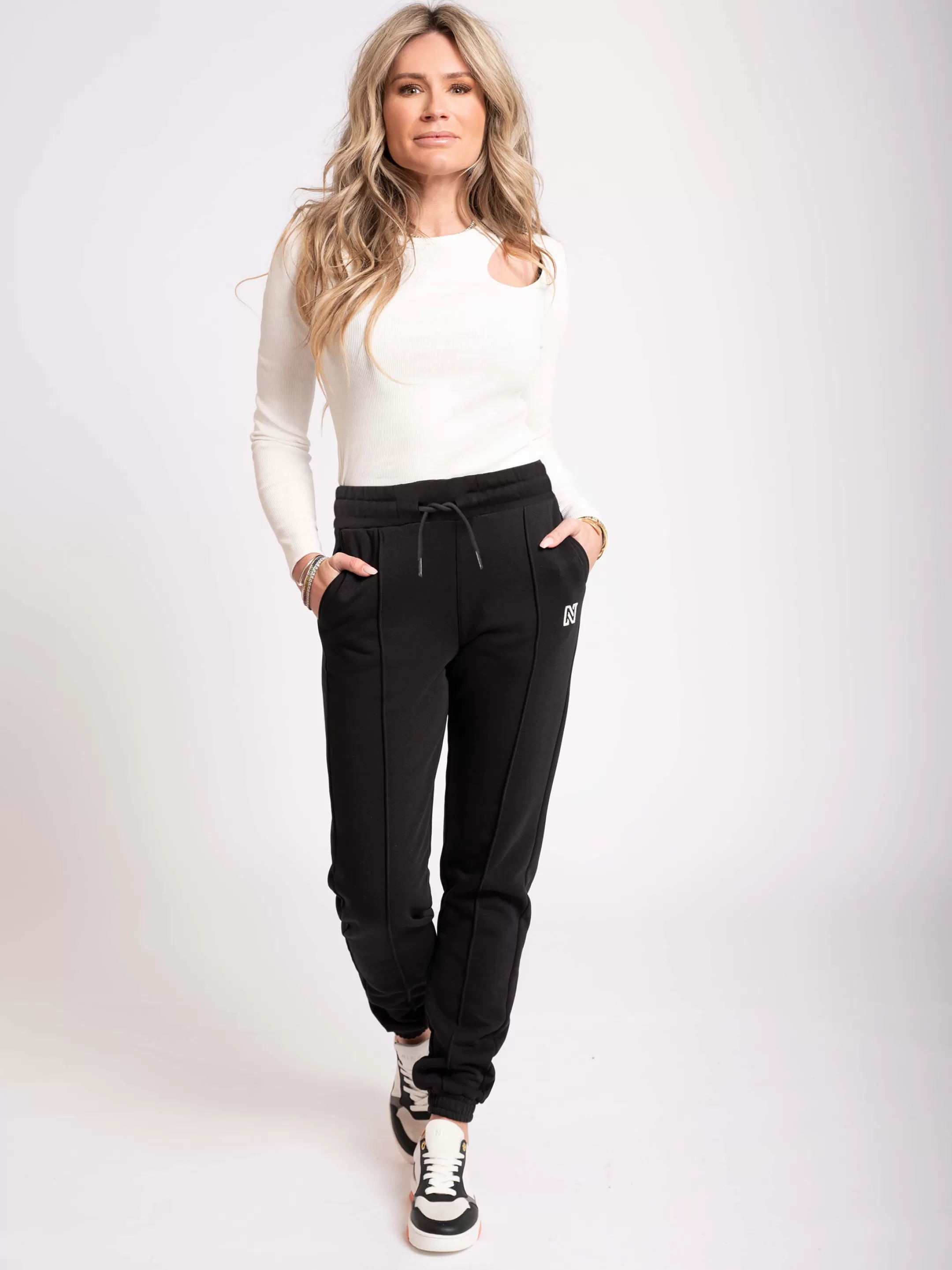 Hot JOGGINGBROEK MET HOGE TAILLE Loungewear | Broeken