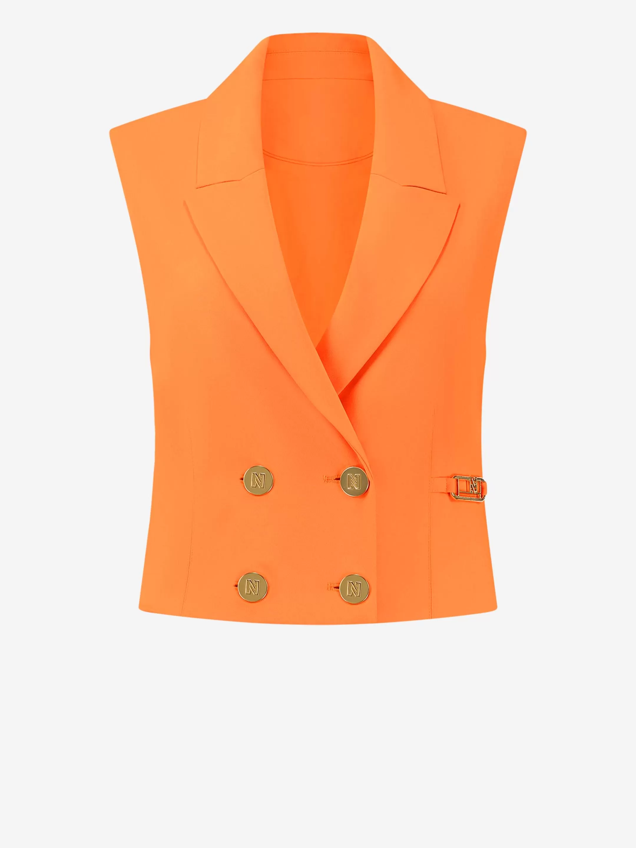 Cheap KORT DOUBLE-BREASTED GILET Blazers