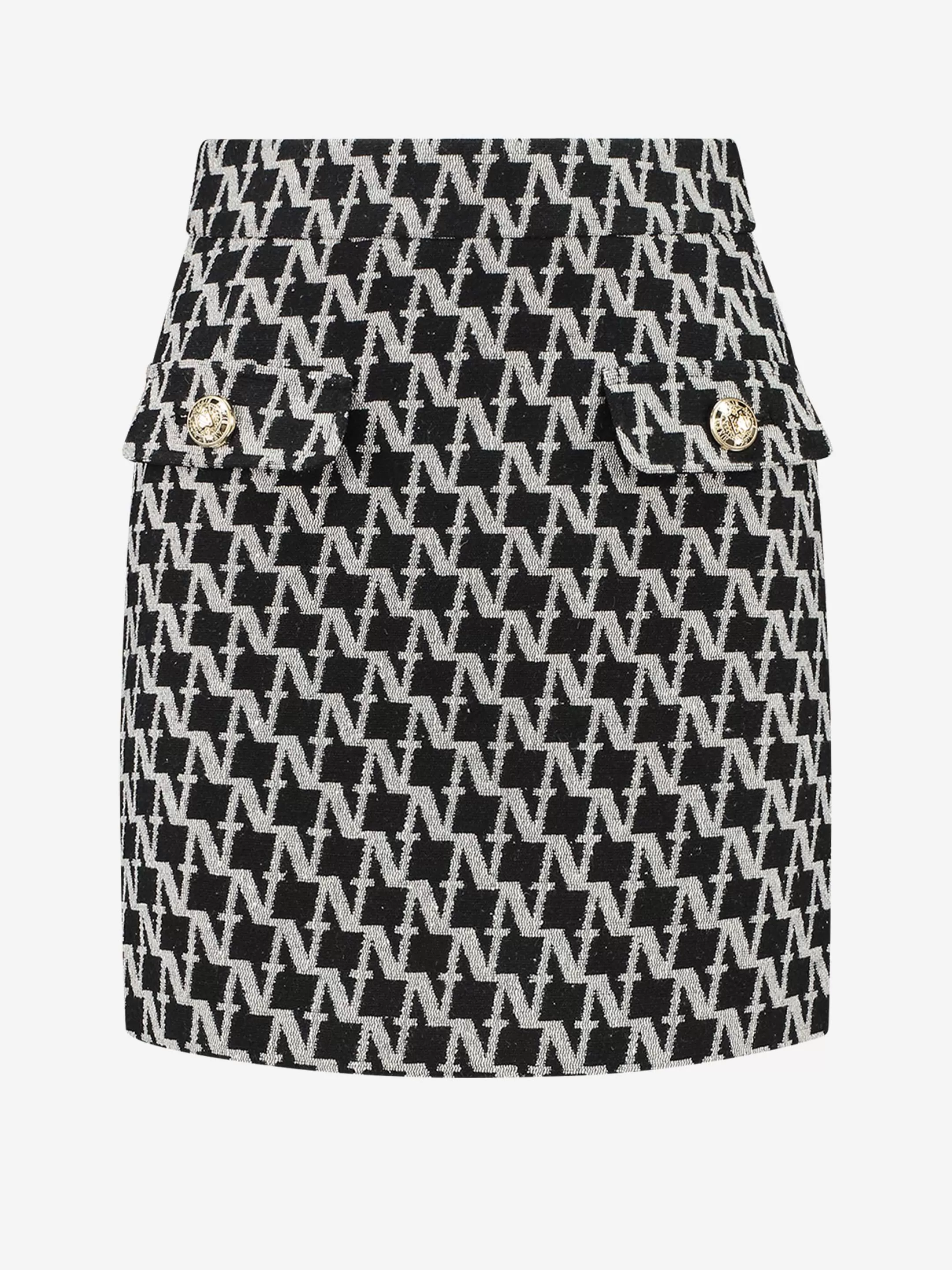 Online N MONOGRAM TWEED ROK MET HOGE TAILLE Rokken | Sets