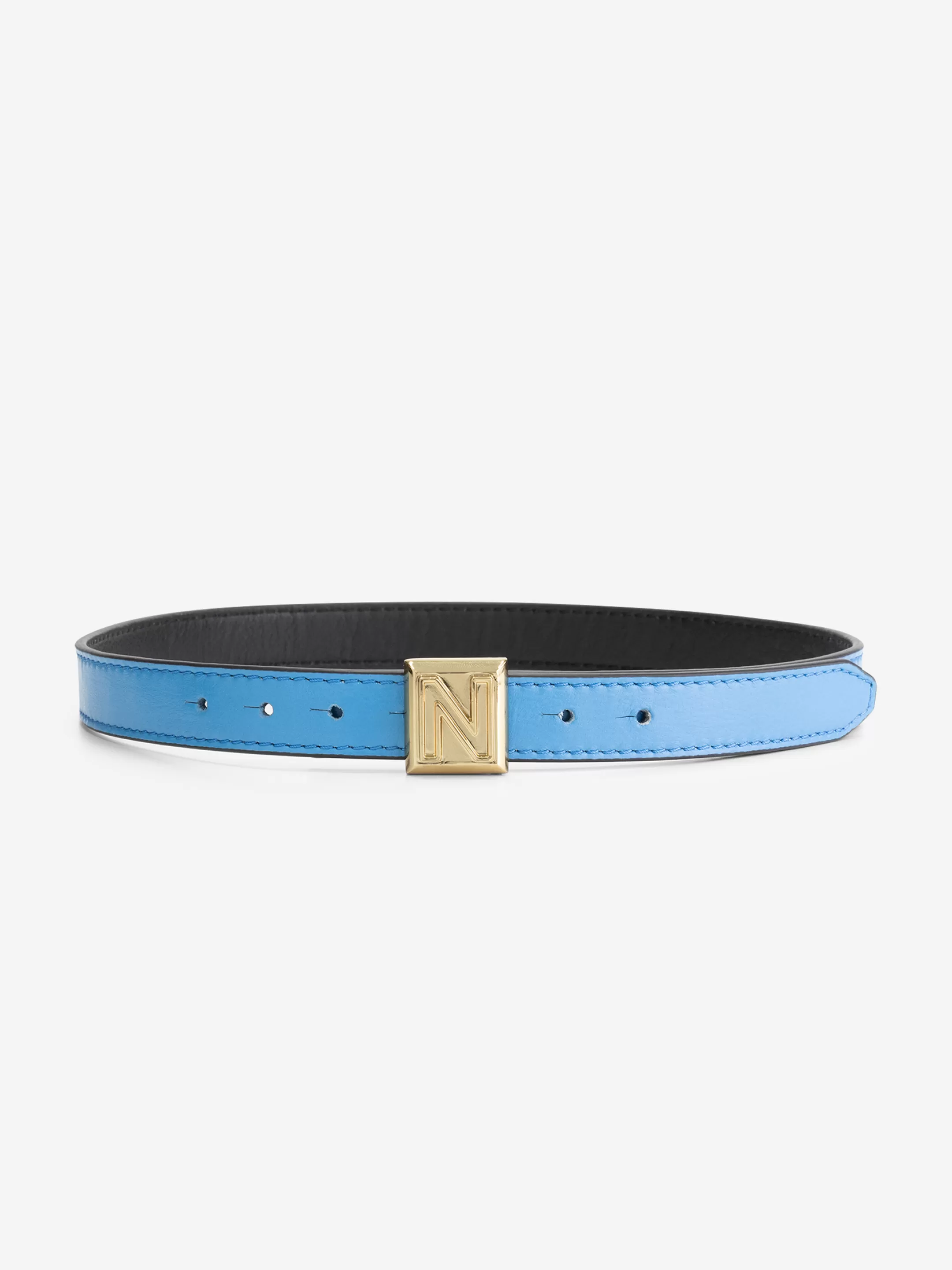 Sale OMKEERBARE LEREN TAILLE RIEM Riemen