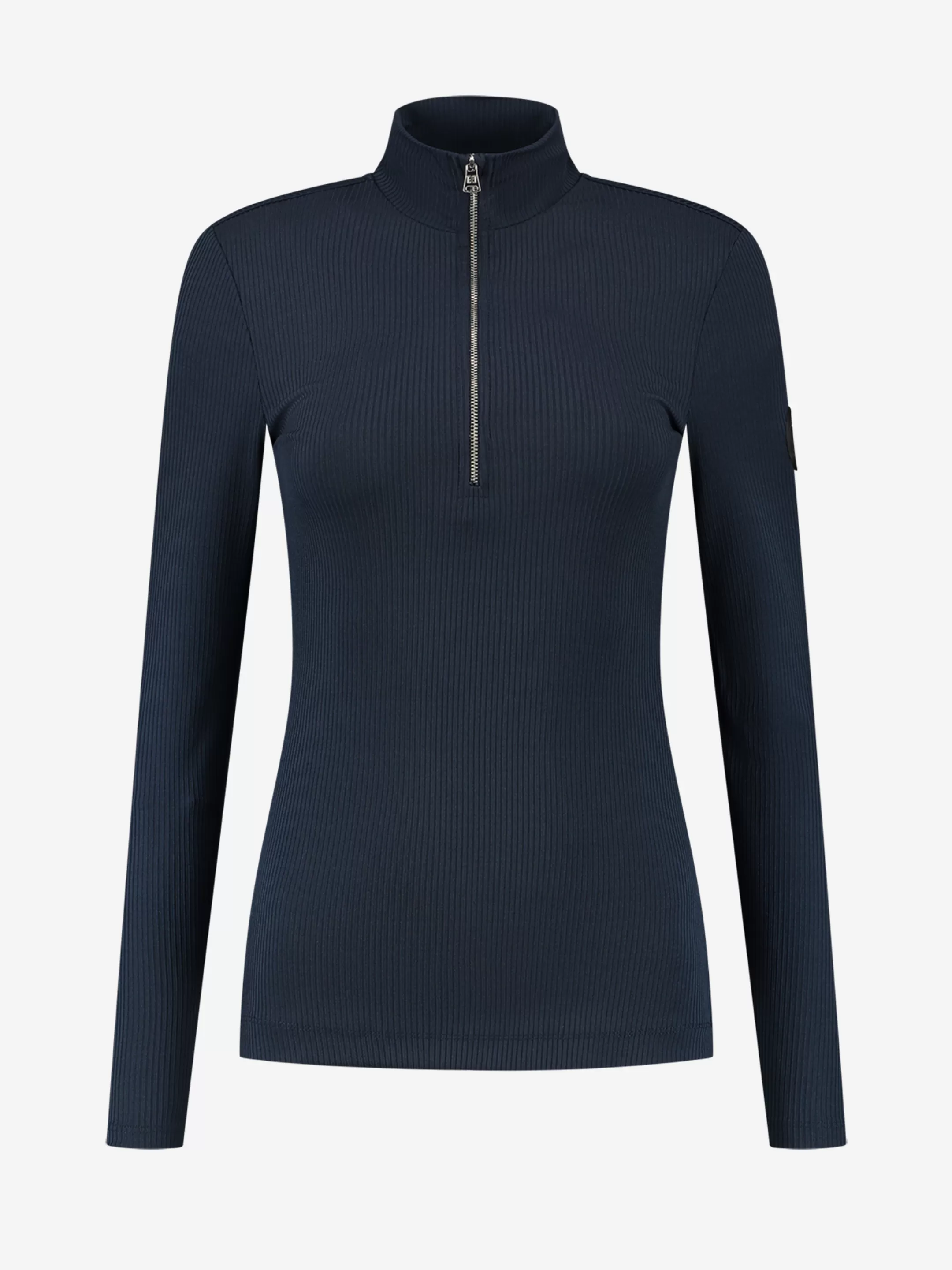 Online RIB TOP MET LANGE MOUWEN EN RITS Shirts | Tops