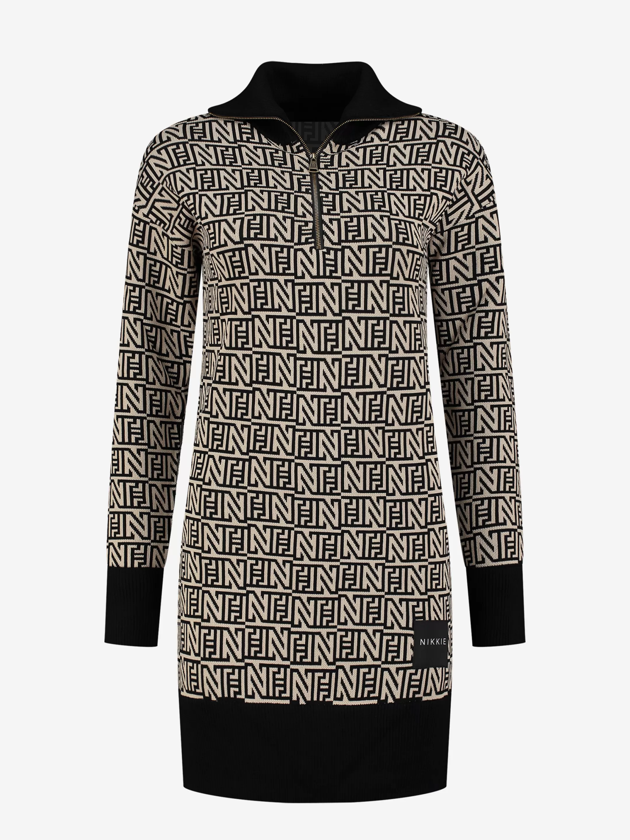 Clearance Sweat-jurk met rits   Jurken