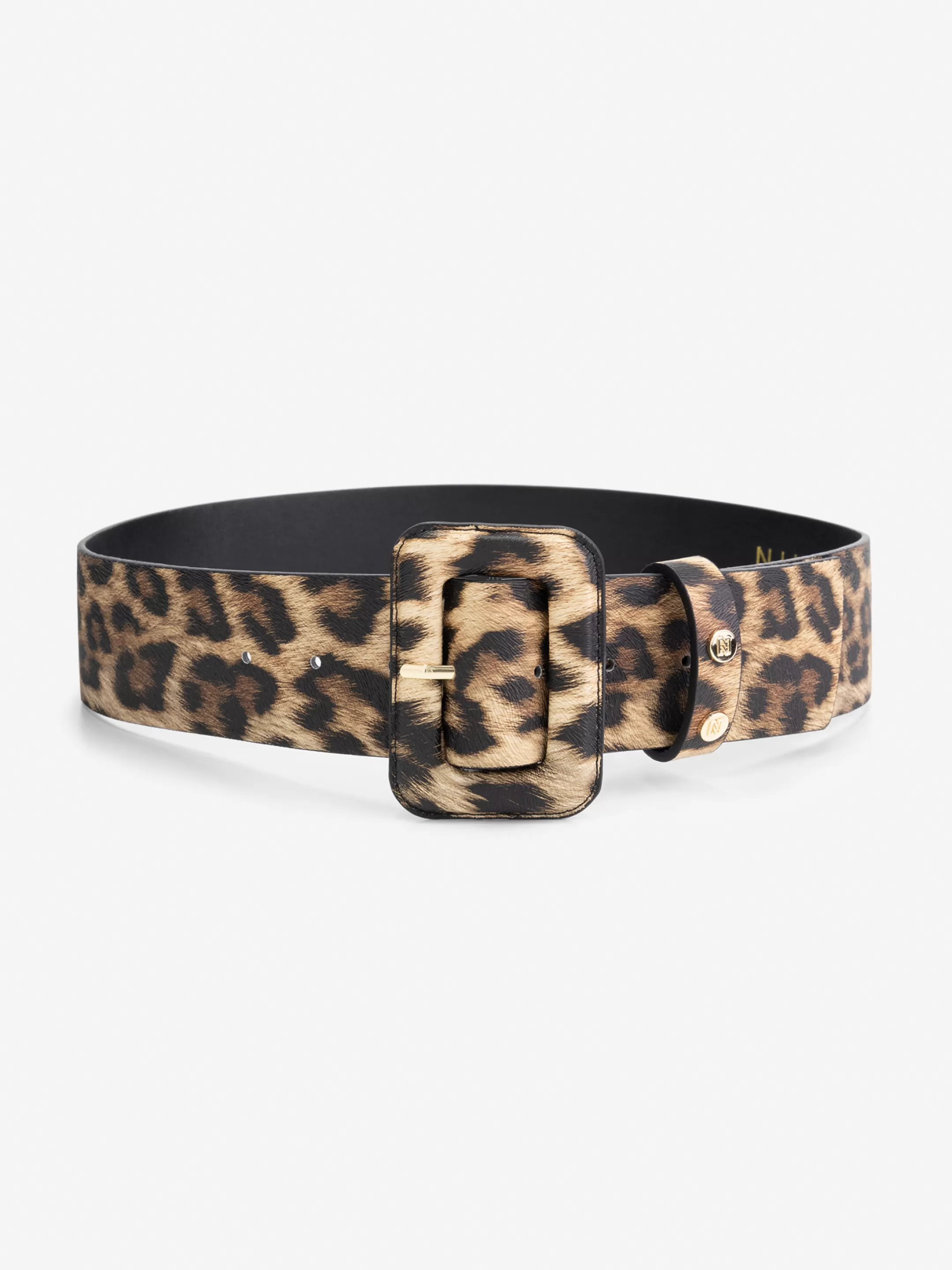 Discount TAILLE RIEM MET LUIPAARD PRINT Riemen