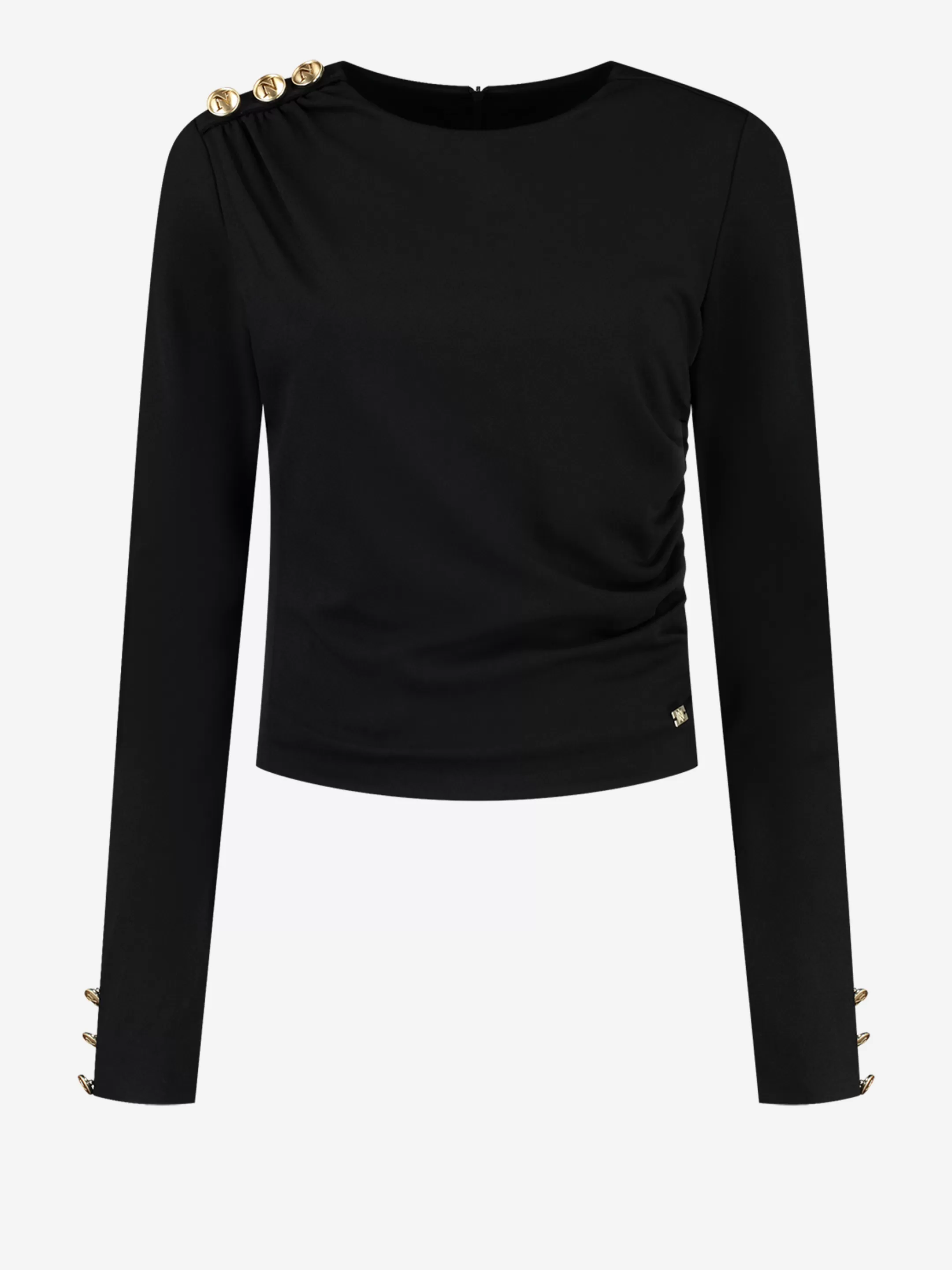 Cheap Top met knoop detail Tops