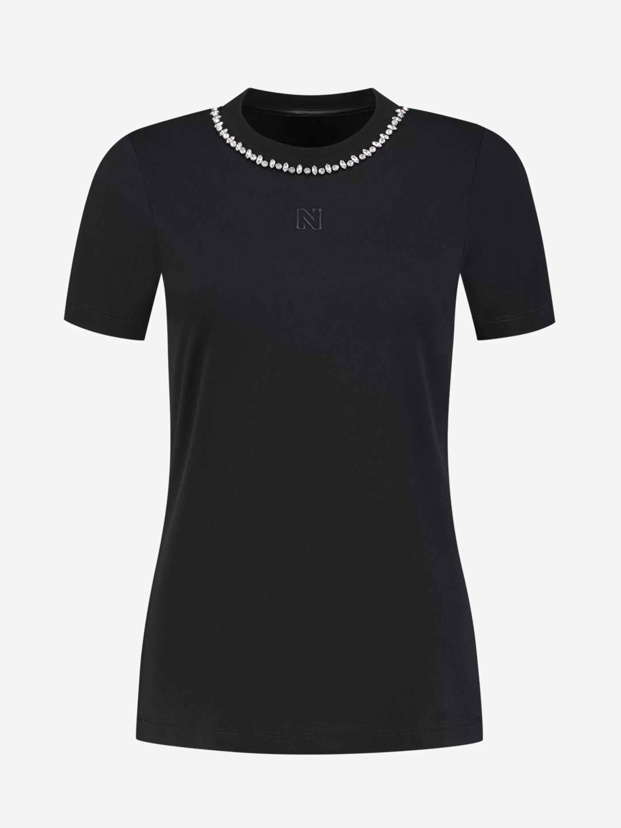 Best T-SHIRT MET KETTING DETAIL T-shirts