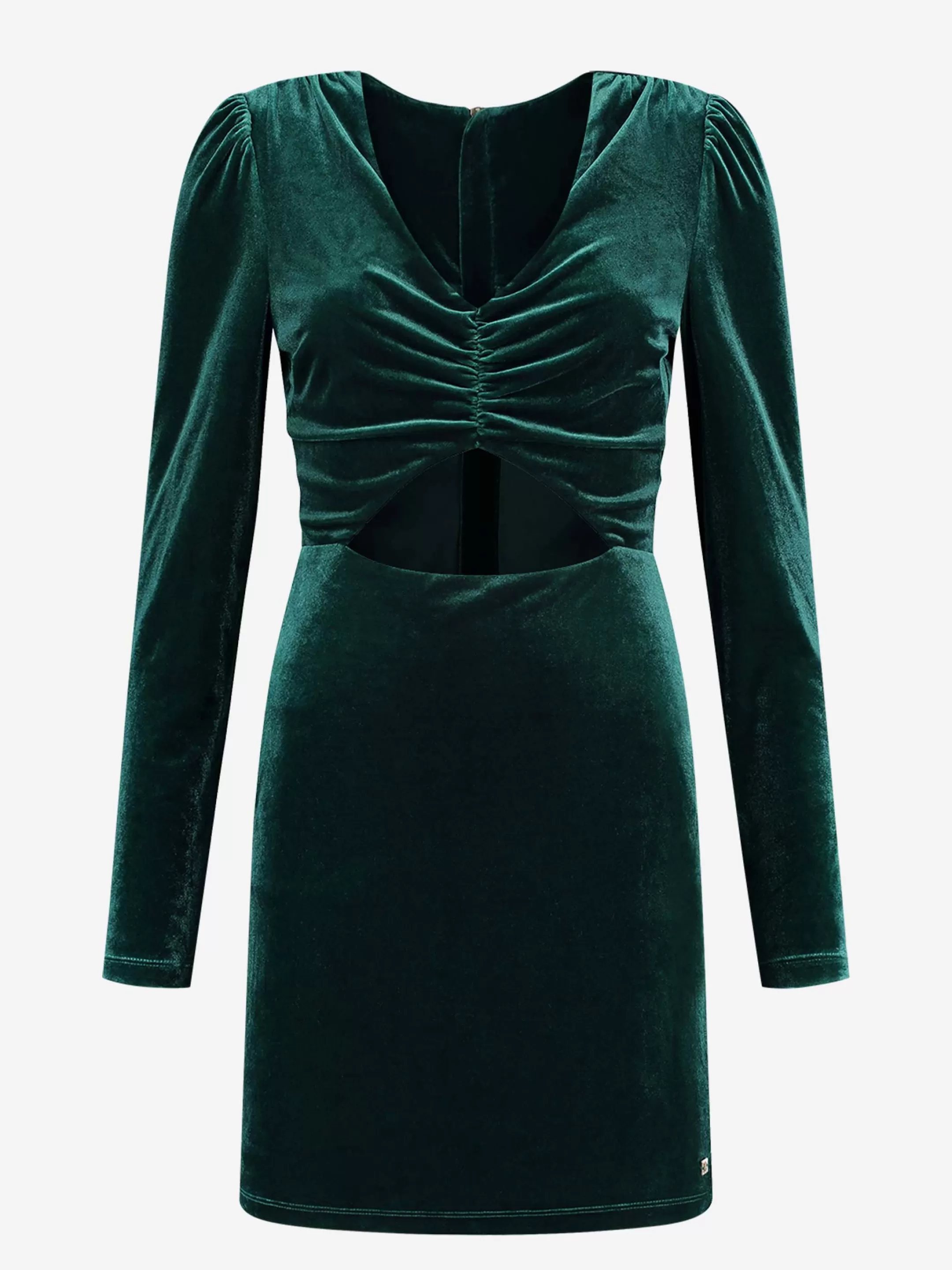 Discount Velvet jurk met cut out Jurken