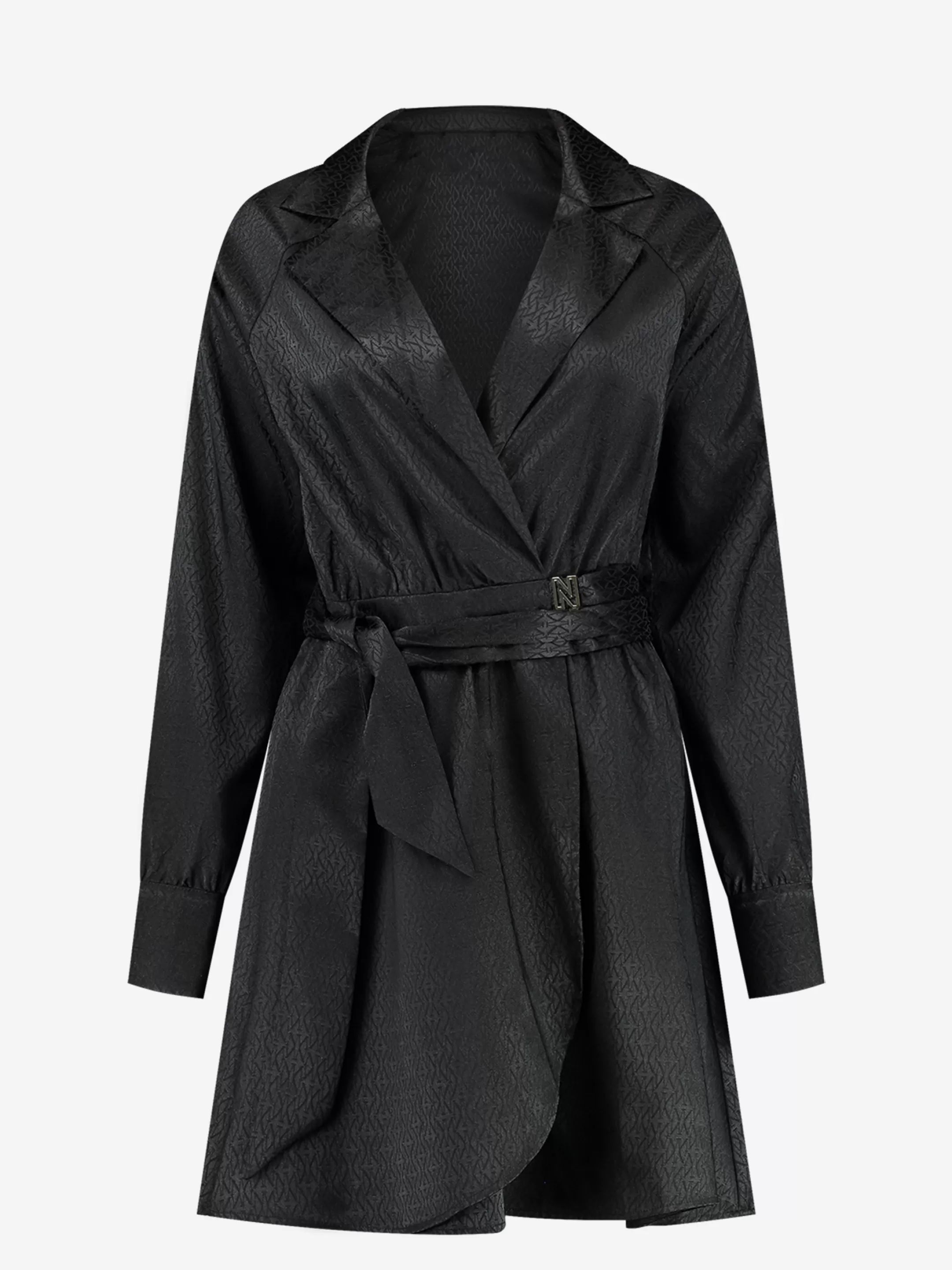 Cheap Wrap Dress met all over N logo Jurken